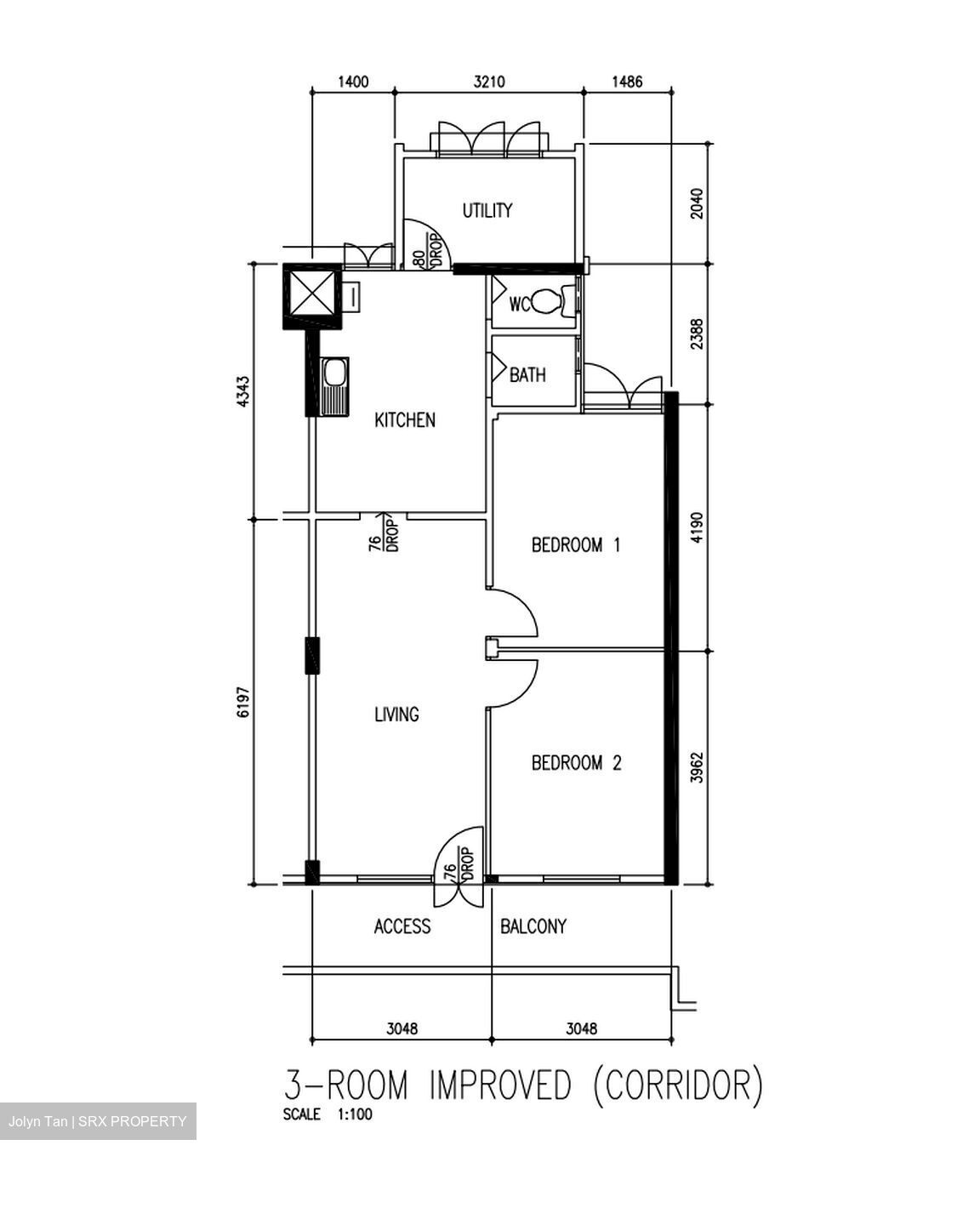 Blk 130 KIM TIAN VISTA (Bukit Merah), HDB 3 Rooms #566304341